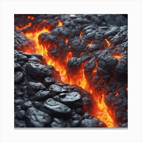 Lava Flow 54 Canvas Print