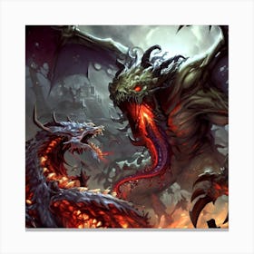 Dragons And Demons Canvas Print