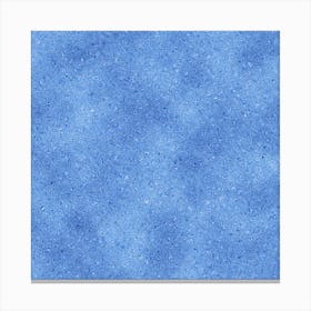 Blue Glitter Canvas Print