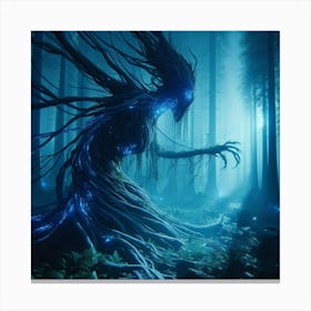 Dark Forest Canvas Print