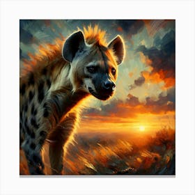 Wild Animal Illustration 71 Canvas Print