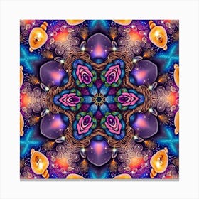 Psychedelic Mandala 10 Canvas Print