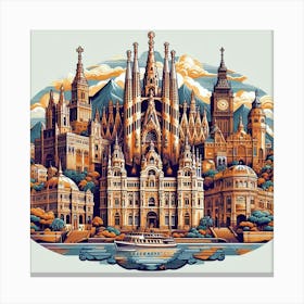 Barcelona 3 Canvas Print