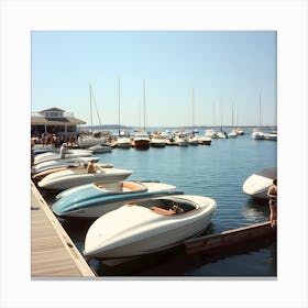 The Old Marina ~Reimagined 95 Canvas Print