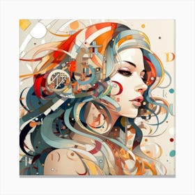 Futuristic Art Canvas Print