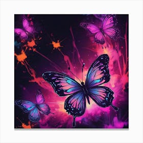 Colorful Butterflies 197 Canvas Print