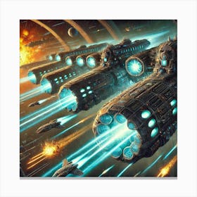 Plasma Batteries Converted Canvas Print