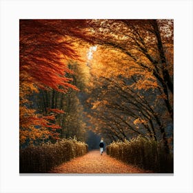 Autumn Walk 1 Canvas Print