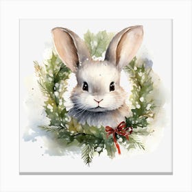 Christmas Bunny 3 Canvas Print