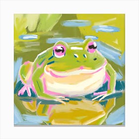 American Bullfrog 03 Canvas Print