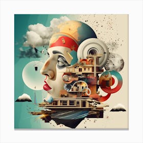 Abstract And Surreal Art Series By Csaba Fikker 019 Canvas Print