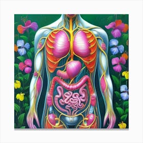 Organs Of The Human Body 11 Canvas Print