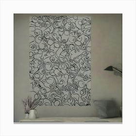 Abstract Swirls Canvas Print