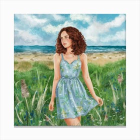 Seaside Meadow Art Illustration Painting Fashion Jrwxzoqqrw Itjddo K8dw Blgs3rvdsxymgipjuevbug Canvas Print