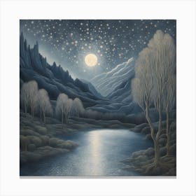 Moon River Canvas Print