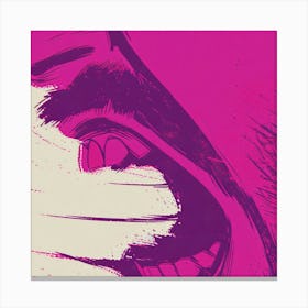 Purple Pink Screams Canvas Print