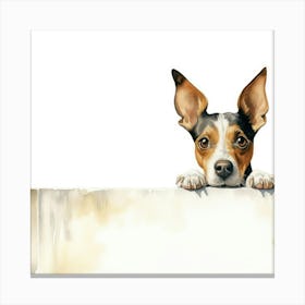 Toy Fox Terrier Dog 1 Canvas Print