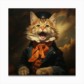 Cat In A Hat 1 Canvas Print