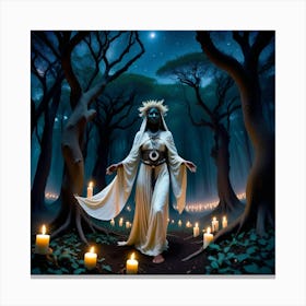 Witch In The Woods 2 Canvas Print