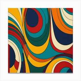 Abstract Swirls 6 Canvas Print