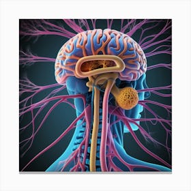 Human Brain 76 Canvas Print