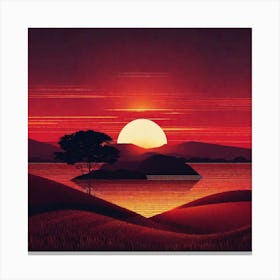 Sunset 17 Canvas Print