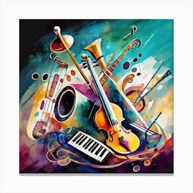 Musical Instruments 1 Canvas Print