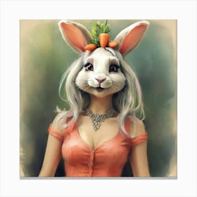 Bunny Girl Canvas Print