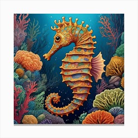 Seahorse 5 Canvas Print