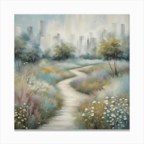 Path To The City Canvas Print