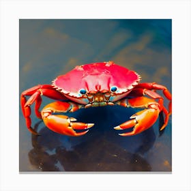 Red Crab Canvas Print