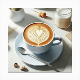 Latte Art 1 Canvas Print
