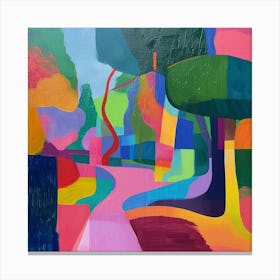 Abstract Park Collection Ibirapuera Park Buenos Aires Argentina 1 Canvas Print