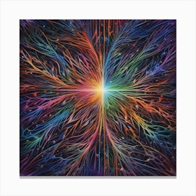 Psychedelic Star 1 Canvas Print