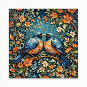 bird romance Canvas Print