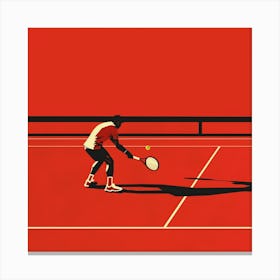 A Tennis Tournament Minimal Illustration 1718671374 3 Canvas Print