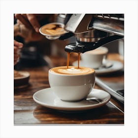 Coffee Machine Canvas Print