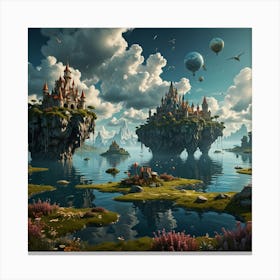 Fantasy Landscape Painting 24 Canvas Print