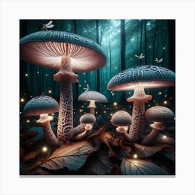 Mushroom Forest of Flora Prime Canvas Print