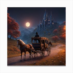 Horse Drawn Carriage Canvas Print