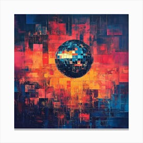 Disco Ball Canvas Print Art 10 Canvas Print