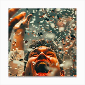 Confetti Party Canvas Print