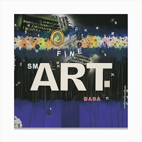 Fine Smart Dada Canvas Print