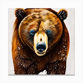 Beautiful Bear Canvas Print