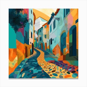 Street In Spain Canvas Print