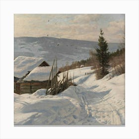 Winter Scene r Canvas Print