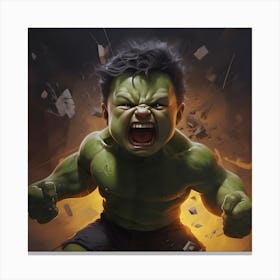 Incredible Hulk Canvas Print