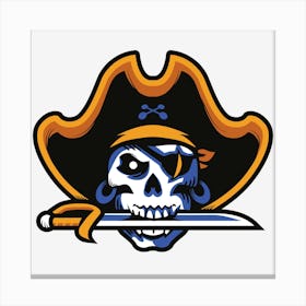 Pirate Skull 1 Canvas Print