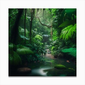 Tropical Rainforest Canvas Print