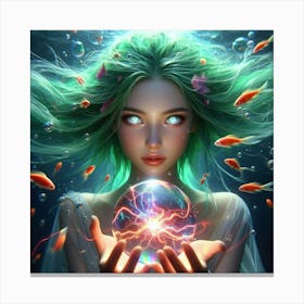 Mermaid 32 Canvas Print